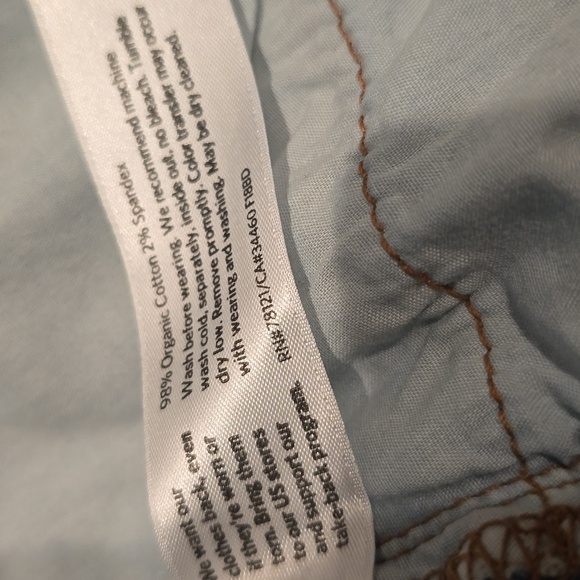 Eileen Fisher Crop Ankle Denim Blue Jean Sz 12 - Picture 7 of 15